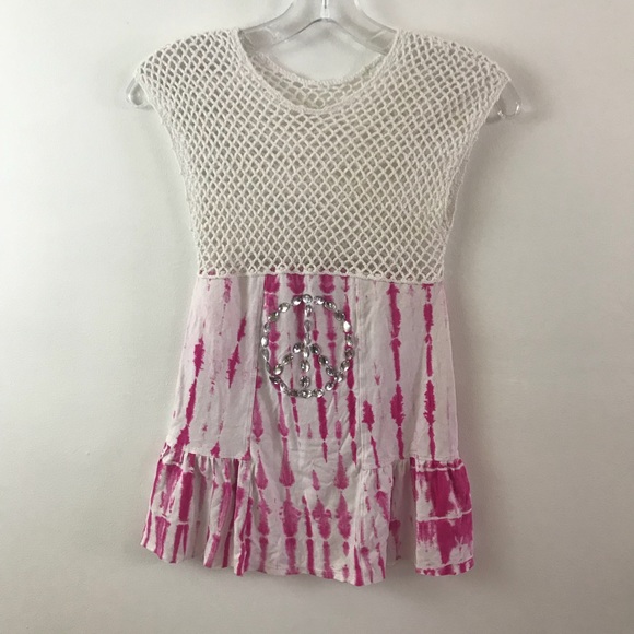 Flowers by Zoe girls swimsuit coverup Size M - Picture 1 of 6